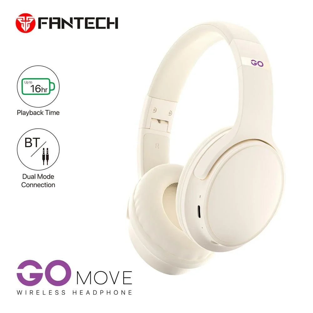 Fantech go move wireless headphone wh03-bt2 - audio | wireless headset