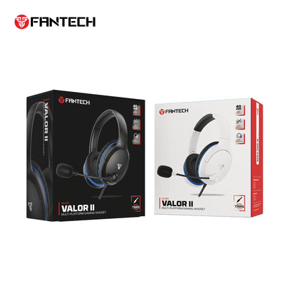 Fantech mh89 valor ii gaming headset - multi-platform gaming headset in black - audio | headset 3.5