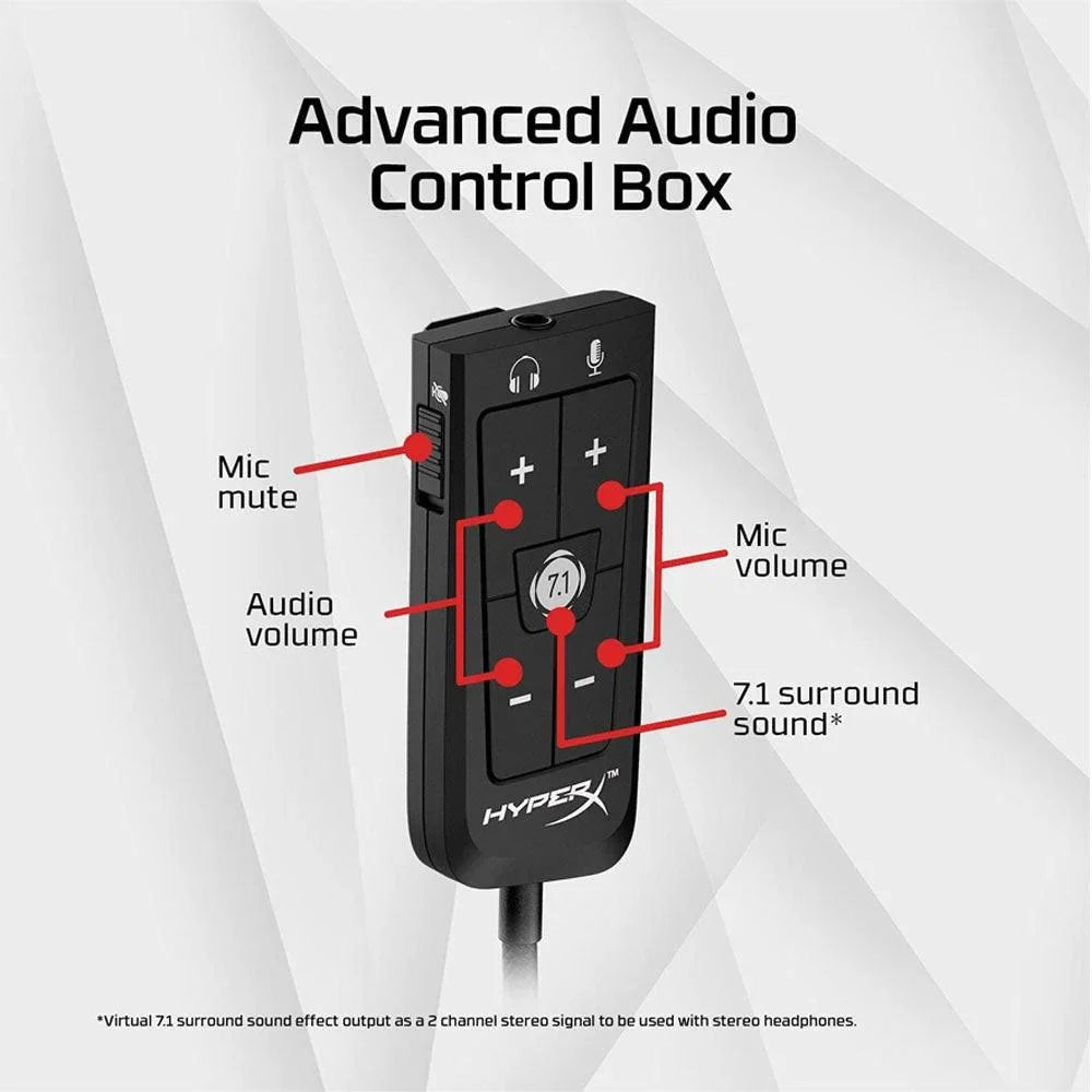 Hyperx cloud ii gaming headset - black - audio | headset 7.1