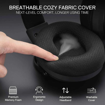 Redragon h858 wireless gaming headset with 7.1 surround sound - 3-mode wireless connectivity - audio | wireless headset