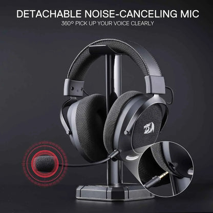 Redragon h858 wireless gaming headset with 7.1 surround sound - 3-mode wireless connectivity - audio | wireless headset