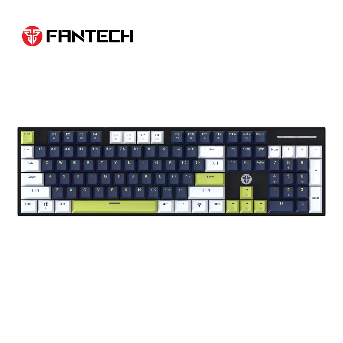 Fantech atom104s mk878s mechanical gaming keyboard mori edition white - keyboard
