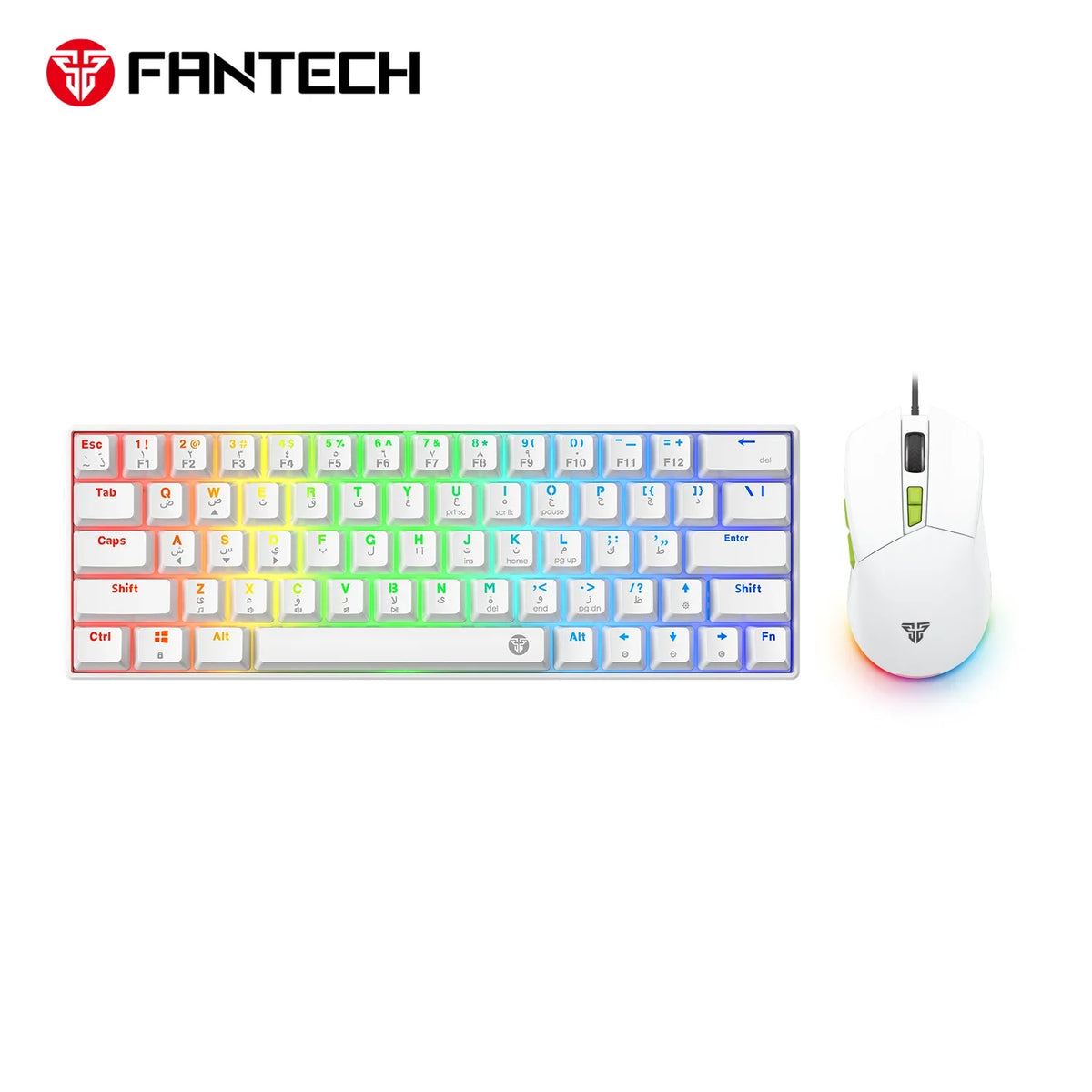 Fantech atom63 mk859c keyboard mouse combo for ultimate gaming precision