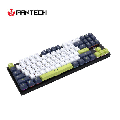Fantech atom87s mk877s mechanical keyboard - mori edition white for premium performance and style - keyboard