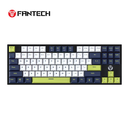 Fantech atom87s mk877s mechanical keyboard - mori edition white for premium performance and style - keyboard