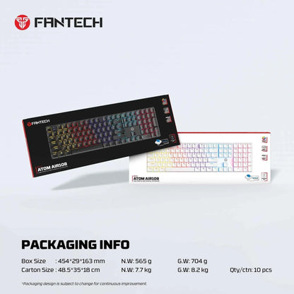 Fantech atomair108 mk314 mechanical keyboard low-profile - keyboard