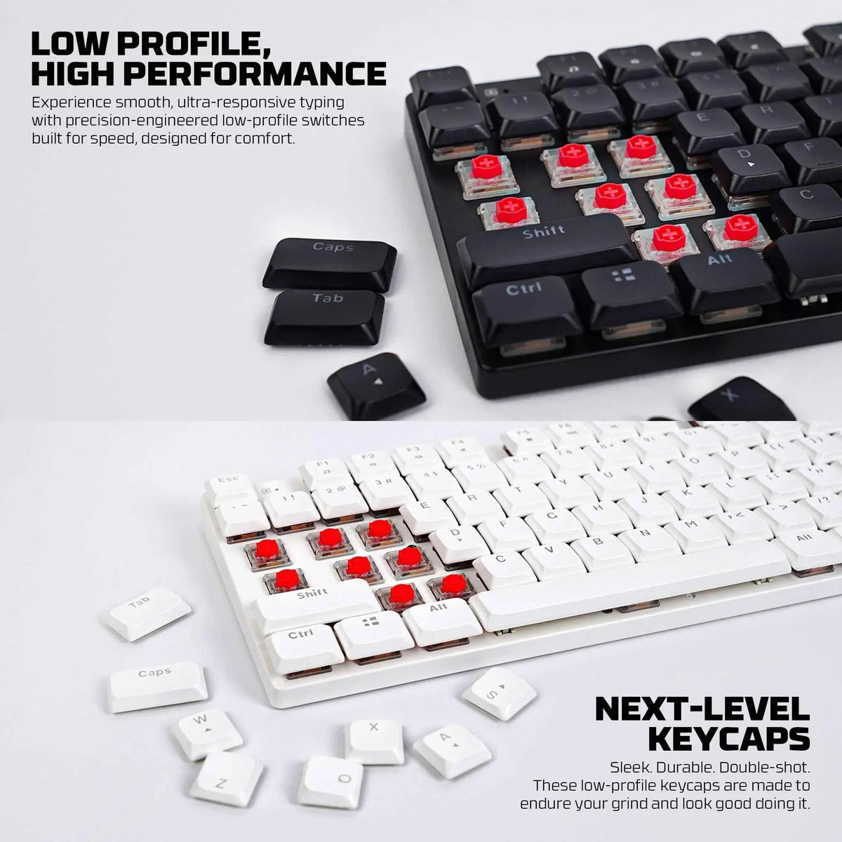Fantech atomair61 mk311 keyboard - low-profile mechanical keyboard for ultimate gaming experience - keyboard