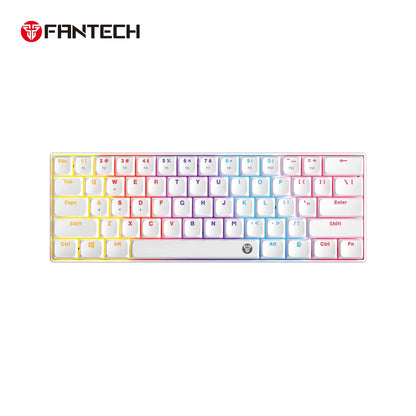 Fantech atomair61 mk311 keyboard - low-profile white mechanical keyboard - keyboard