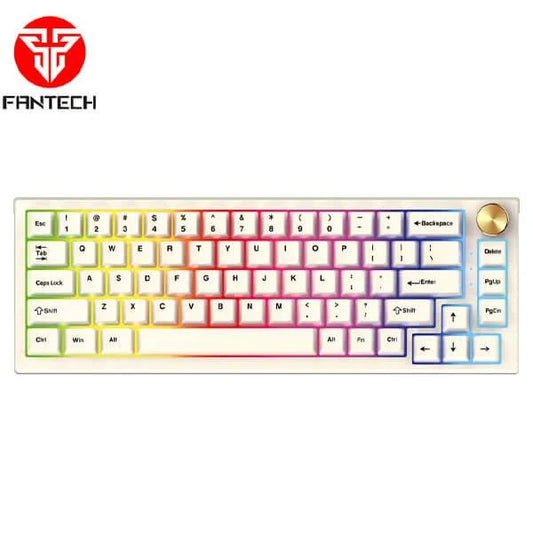 Fantech maxfit67 mk858 modular bluetooth wireless rgb mechanical keyboard - space edition - keyboards