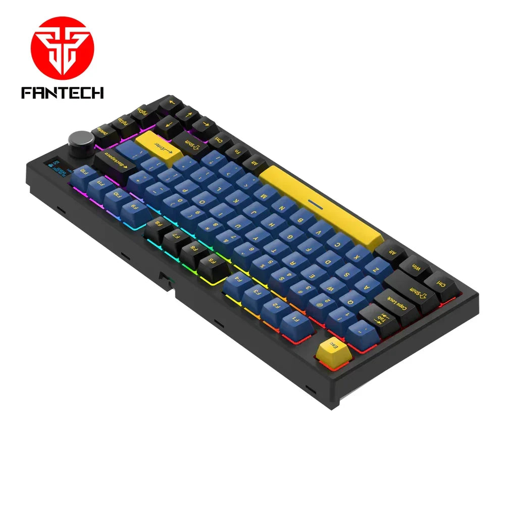 Fantech maxfit81 mk910 vibe grand cobalt edition mechanical keyboard - keyboards