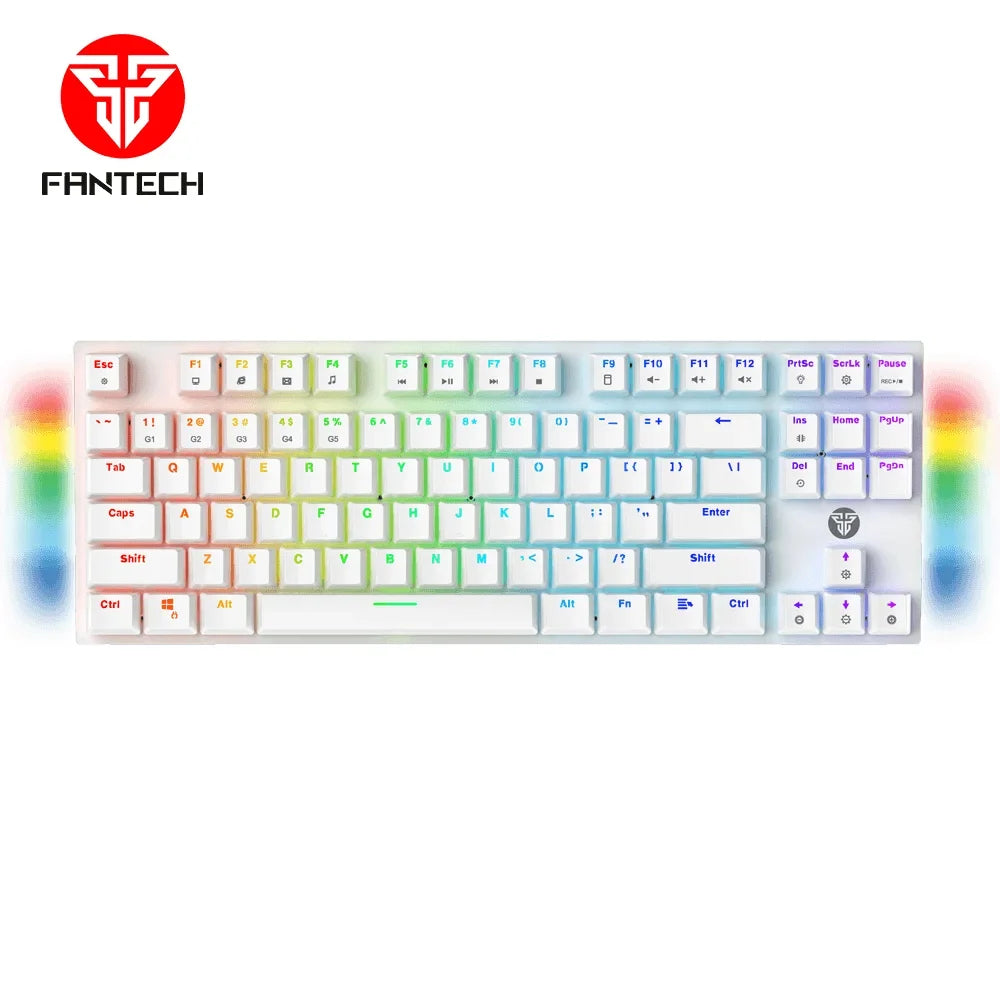 Fantech maxfit87 mk856 rgb mechanical keyboard - space - keyboard