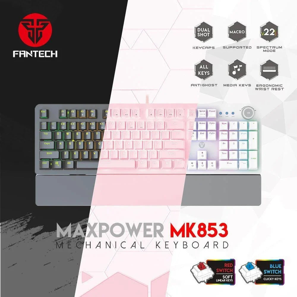 Fantech maxpower mk853 mechanical keyboard space - keyboard