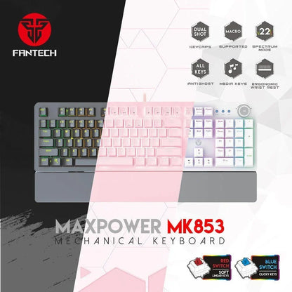Fantech maxpower mk853 mechanical keyboard space - keyboard