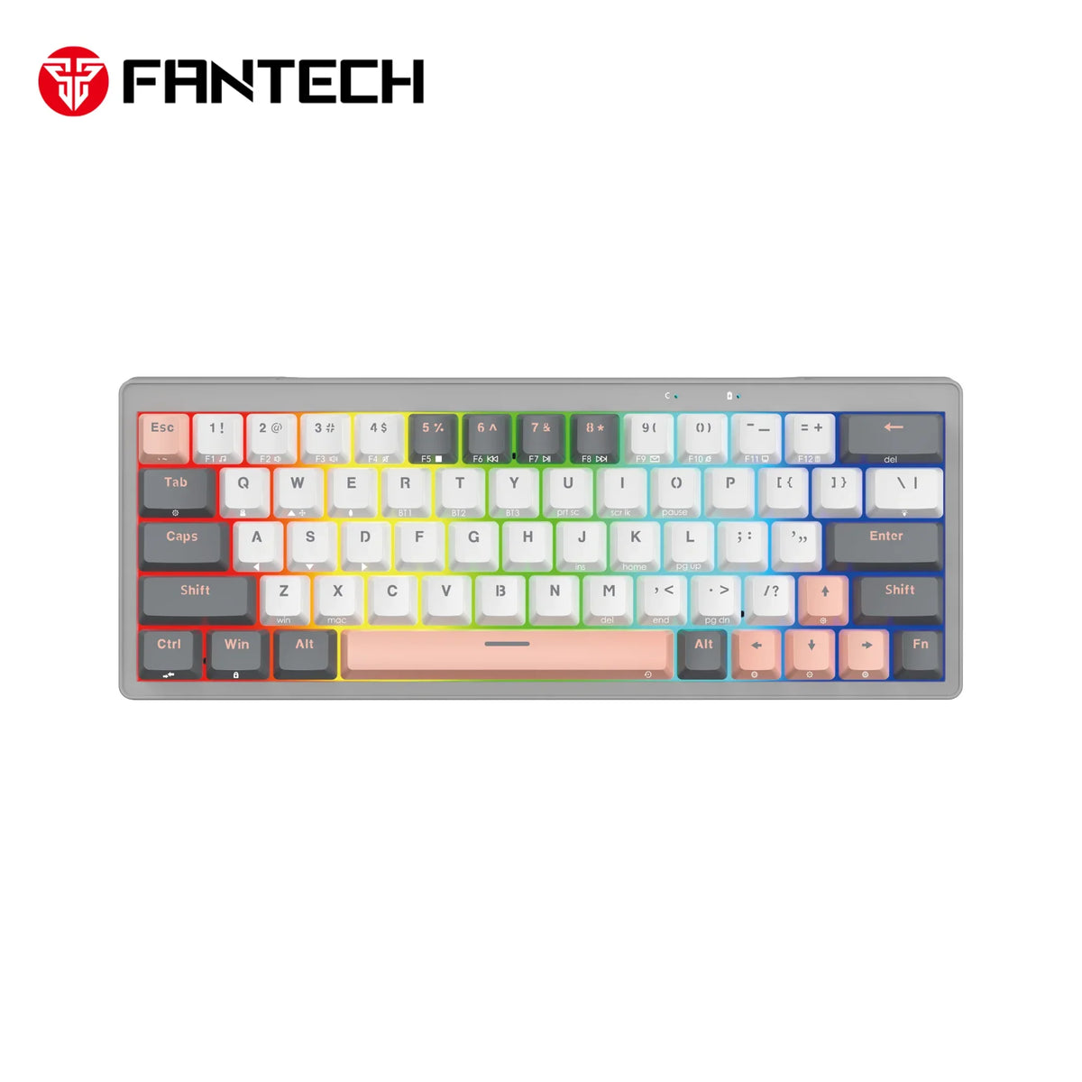 Fantech mk912 atom pro63 keyboard - rgb bluetooth wireless gaming keyboard saturn