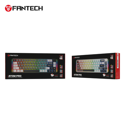 Fantech mk919 atom pro66 mechanical keyboard grey - keyboard