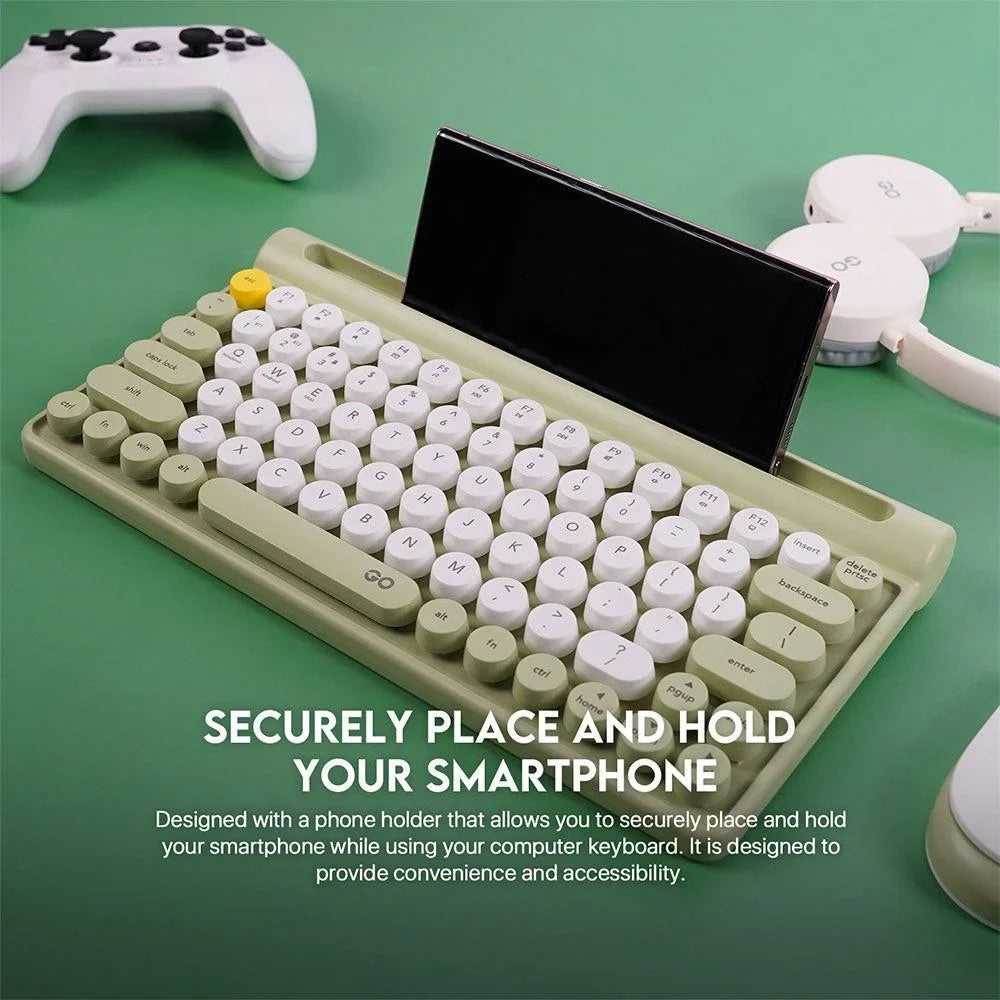 Fantech mochi wireless keyboard mouse combo set for windows - 80 keys