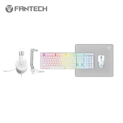 Fantech p51 gaming keyboard mouse bundle for ultimate gaming experience - kit