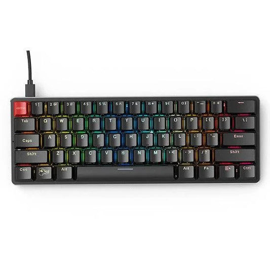 Glorious gmmk compact modular mechanical keyboard - black - keyboards