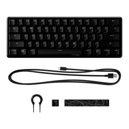 Hyperx alloy origins 60 keyboard - mechanical gaming keyboard with red switch - keyboard