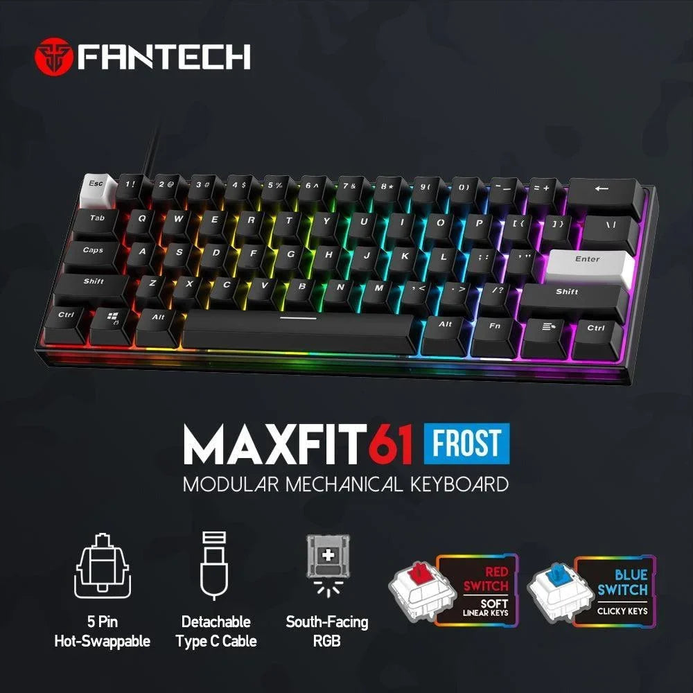 Maxfit61 frost modular mechanical keyboard - keyboard