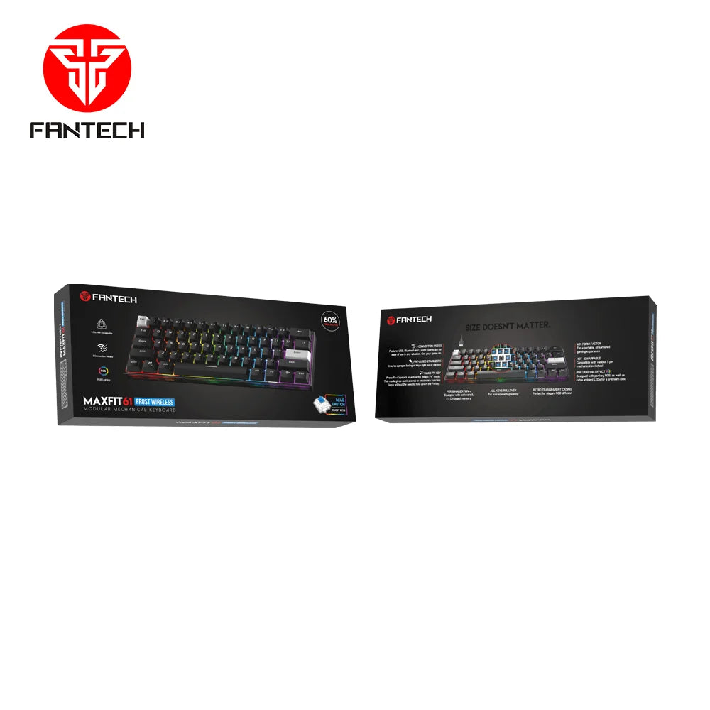 Maxfit61 frost wireless modular mechanical keyboard - keyboard
