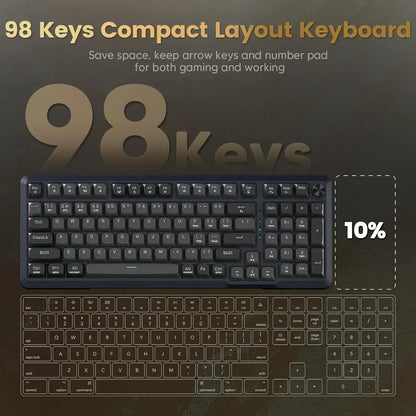 Redragon bragi ori k688 wireless mechanical keyboard - keyboards