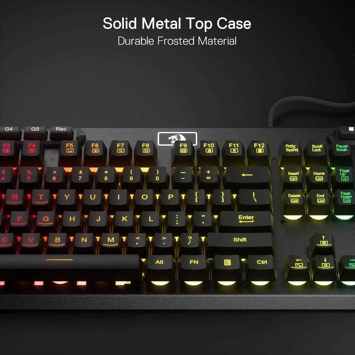 Redragon k513 rgb gaming keyboard - standard 104 keys linear gaming experience - keyboard