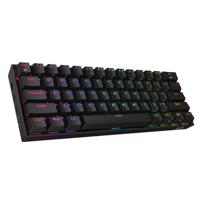 Redragon k530 pro draconic keyboard - 60% bluetooth/2.4ghz/wired with brown switch - keyboard