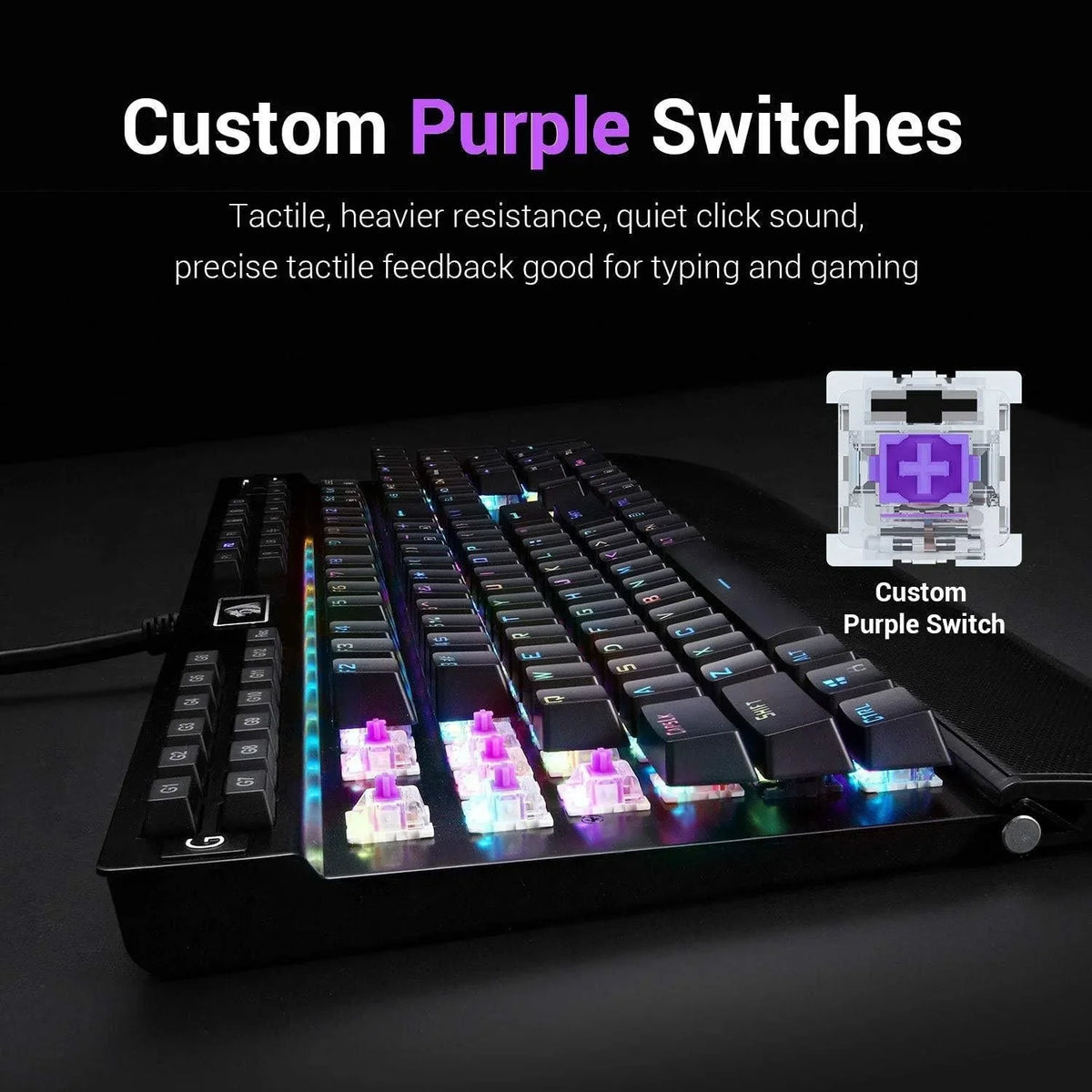 Redragon k550 mechanical gaming keyboard rgb led backlit with brown switches - keyboards