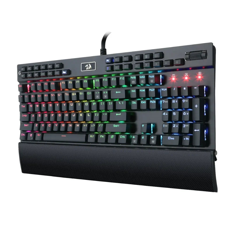 Redragon k550 rgb mechanical keyboard - 131 key rgb led illuminated backlit design - keyboard