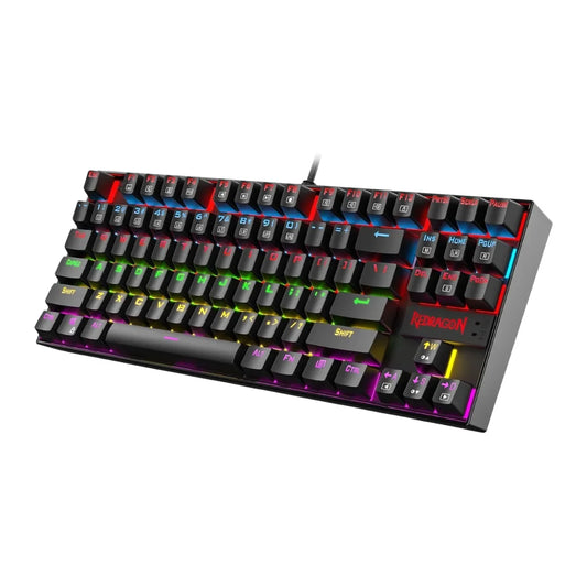 Redragon k552 mechanical keyboard - led gaming keyboard with 87 keys - keyboard