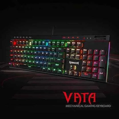 Redragon k580 vata rgb mechanical keyboard - led backlit gaming keyboard - keyboard