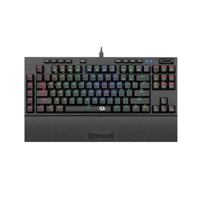 Redragon k588 mechanical gaming keyboard with rgb backlighting and programmable keys - keyboard
