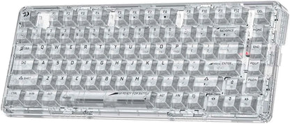 Redragon k649 pro wireless gaming keyboard - 78% rgb gasket design 3-modes 82 keys for ultimate gameplay - keyboard