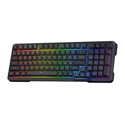 Redragon k688 wireless mechanical keyboard 3 mode gasket mounted rgb gaming - keyboard