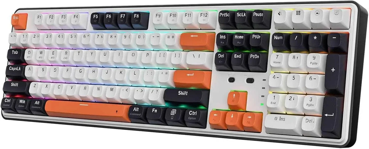 Redragon k689 pro wireless gaming keyboard - 104 keys + 4 extra for superior performance - keyboard