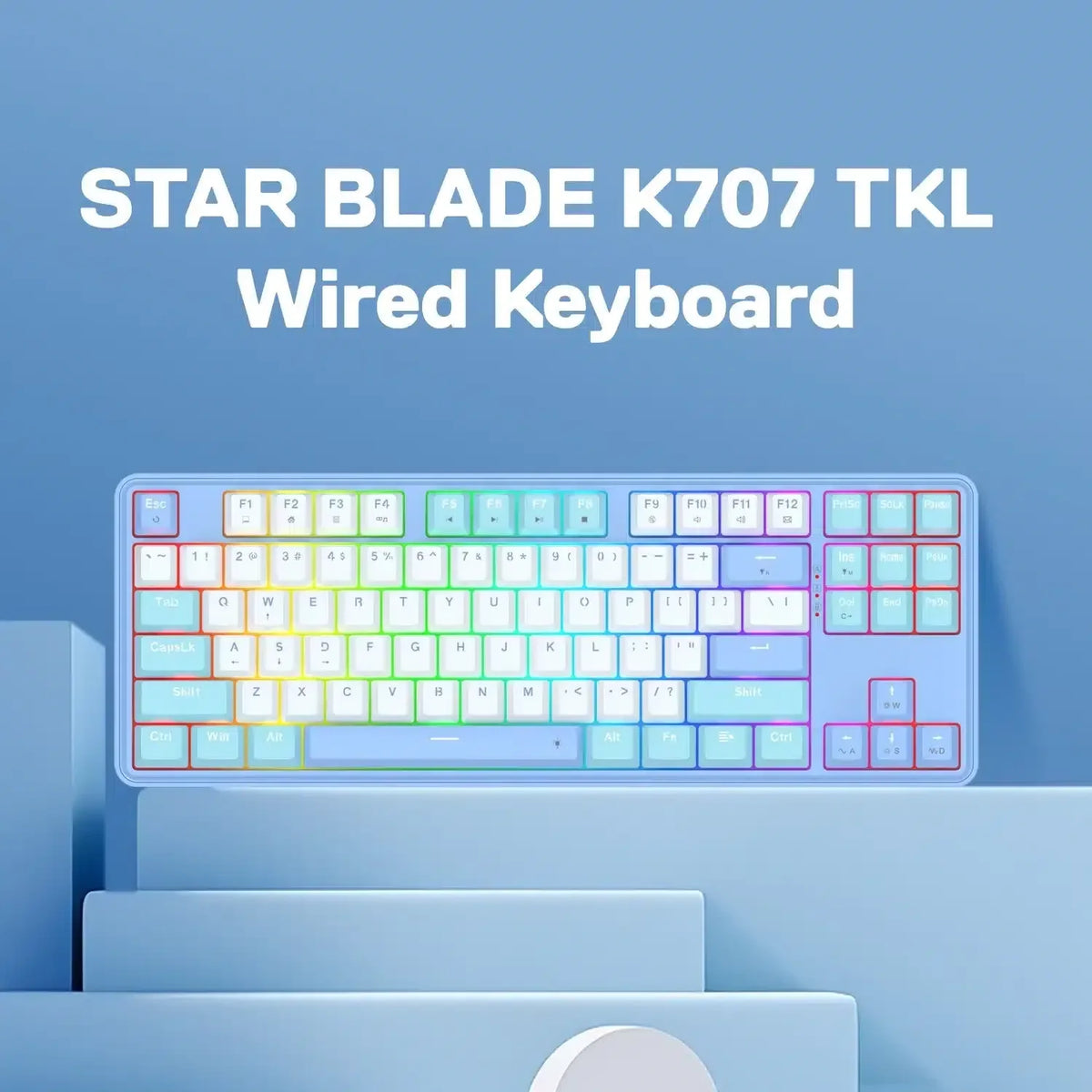Redragon star blade k707 80% tkl wired - keyboards