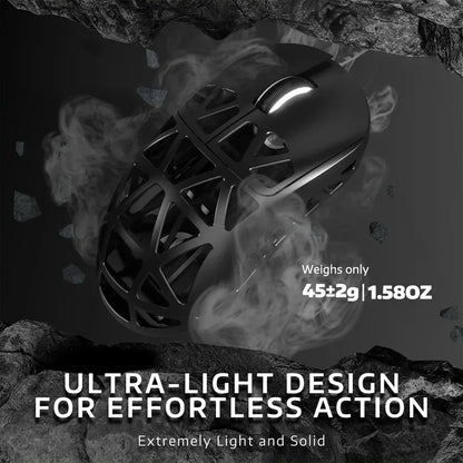Attack shark r2 magnesium alloy paw3950 gaming mouse 8k - black - mouse’s