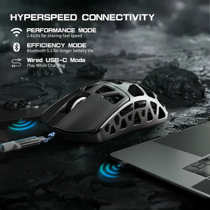 Attack shark r3 magnesium alloy gaming mouse 8k - gray - mouse’s