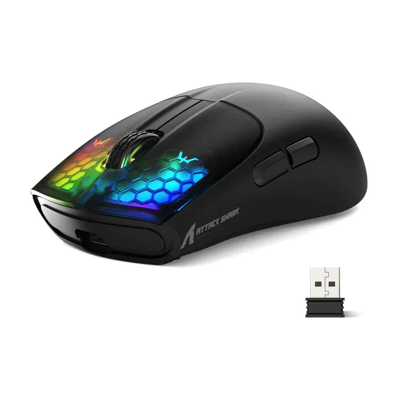 Attack shark x5 wireless gaming mouse - black - mouse’s