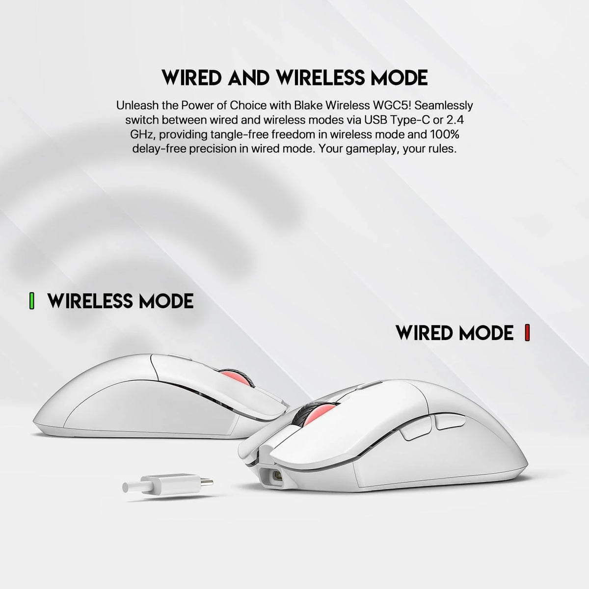 Fantech blake wgc5 wireless gaming mouse - mouse