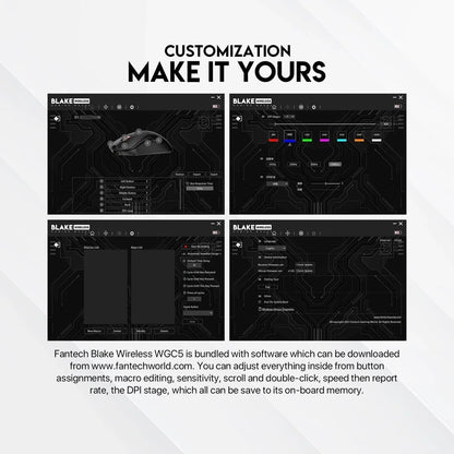 Fantech blake wgc5 wireless gaming mouse - mouse