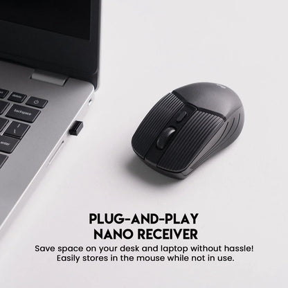 Fantech go w605 wireless mouse for effortless office productivity - mouse