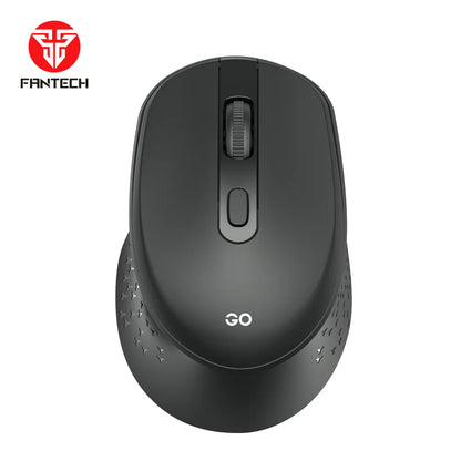 Fantech go w606 wireless mouse for effortless office productivity - black - mouse