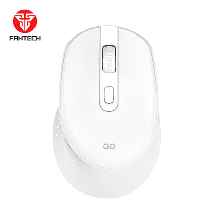 Fantech go w606 wireless mouse for effortless office productivity - white - mouse
