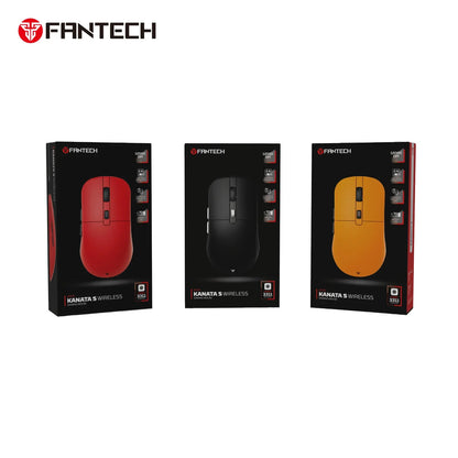 Fantech kanata wg9s gaming mouse - wireless yellow for ultimate gaming performance - mouse