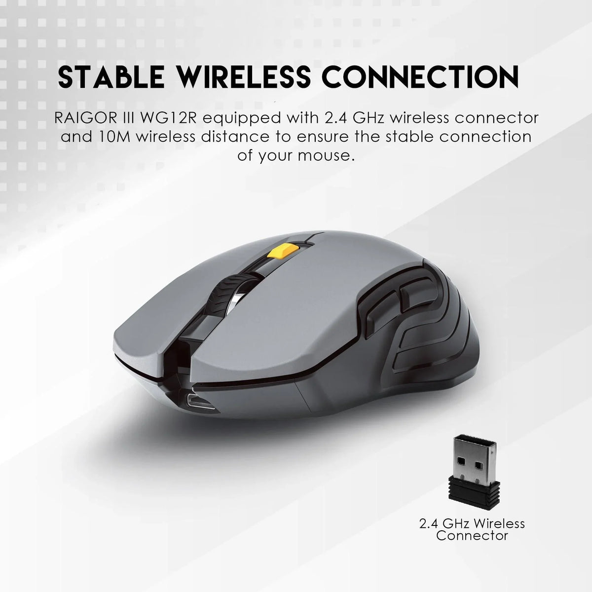 Fantech raigor iii wireless gaming mouse wg12r rechargeable performance - mouse