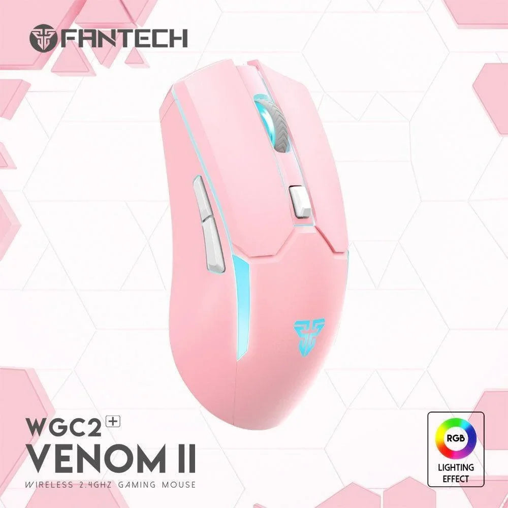 Fantech venom ii sakura wireless mouse - high precision gaming experience - mouse