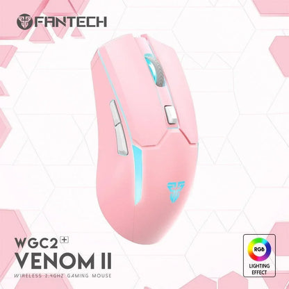 Fantech venom ii sakura wireless mouse - high precision gaming experience - mouse
