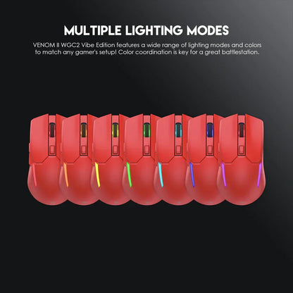 Fantech venom ii wgc2 vibe edition red - mouse’s